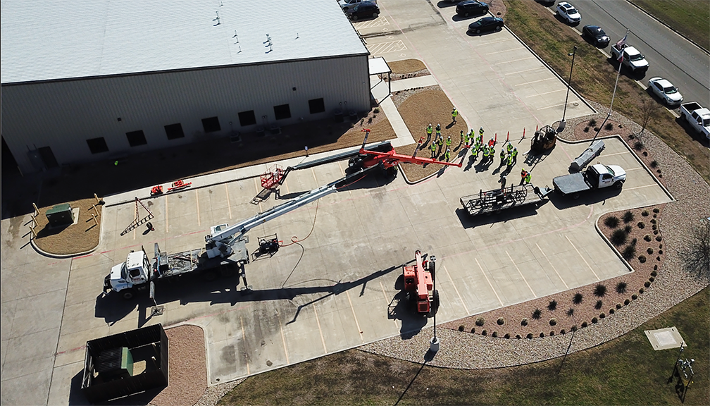 LineWise Open House Aerial View