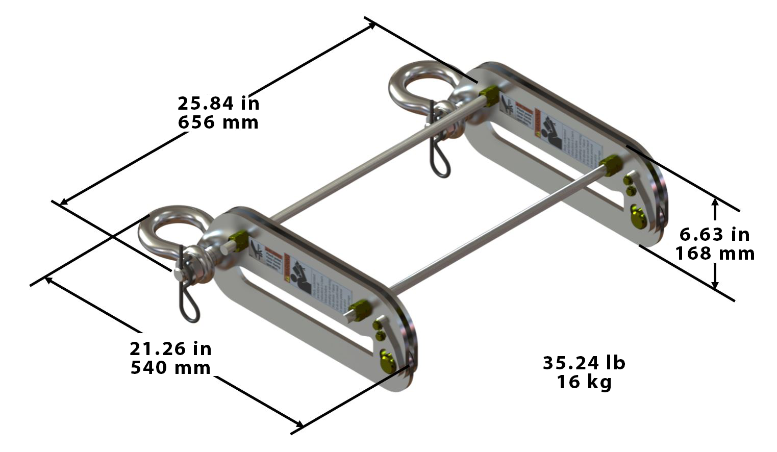 LineWise Horizontal or Vertical Double Bundle SAG Plate